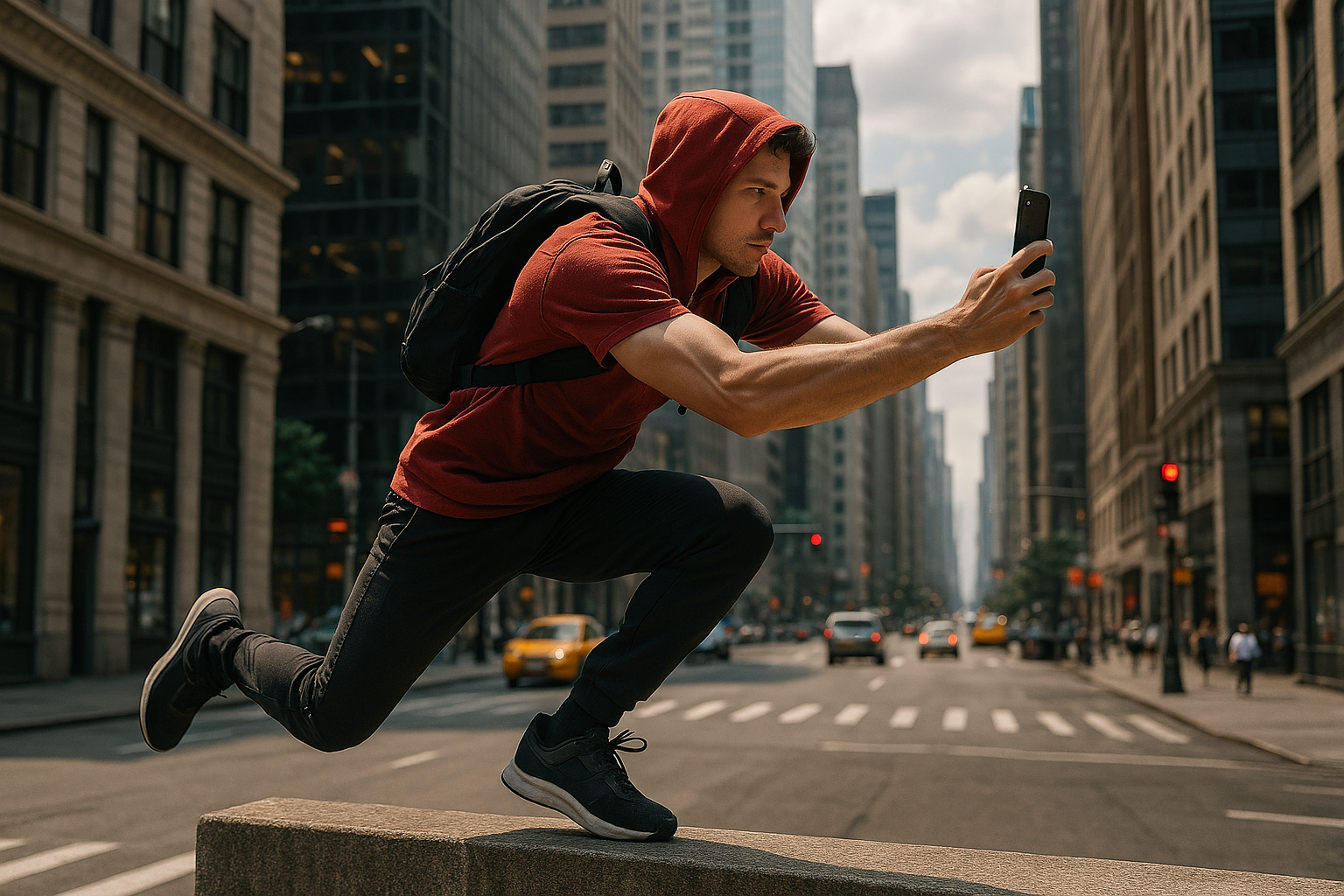 Runner in Aktion