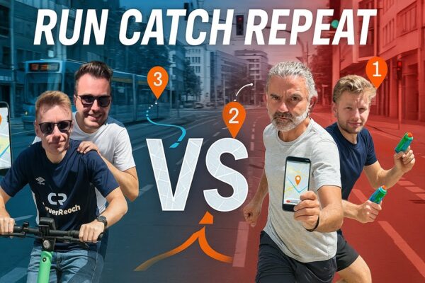 GPS Jagd durch die ganze Stadt – Run Catch Repeat